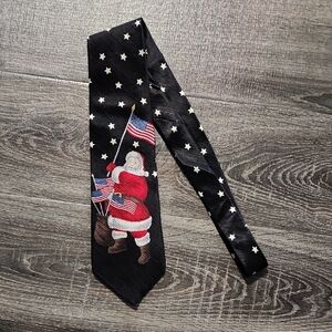 🎉 American Traditions Patriotic Santa Necktie 🎉